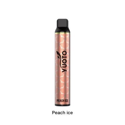 YUOTO DISPOSABLE PEACH ICE 2500 PUFFS