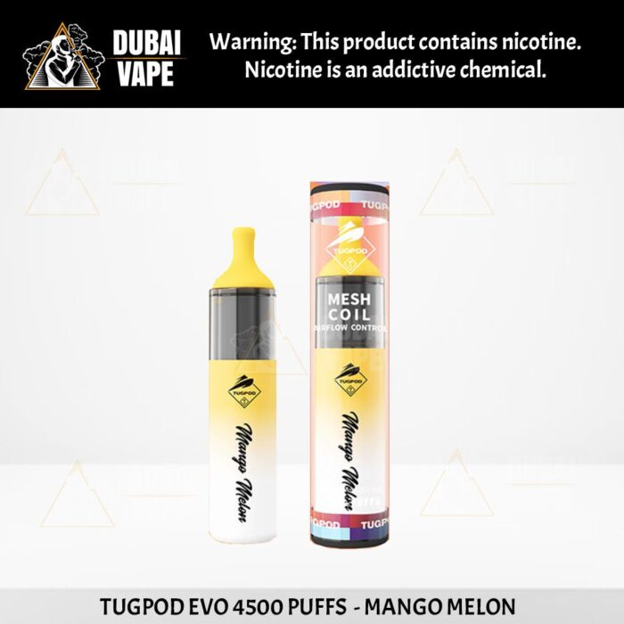 TUGPOD-EVO-4500-PUFFS-MANGO-MELON TUGPOD EVO 4500 PUFFS MANGO MELON