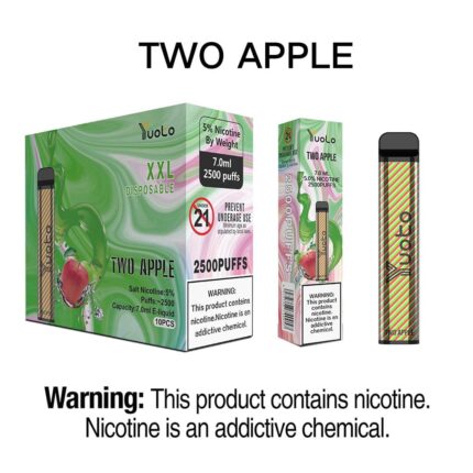 Yuoto Disposable Vape Two Apple 2500 Puffs