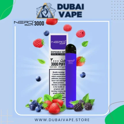 Nerd Bar 3000 Puffs Disposable Vape Cherry Berry 20mg