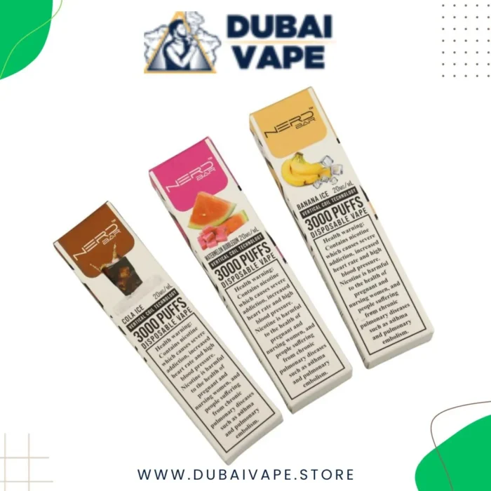 Nerd Bar 3000 Puffs Disposable Vape banana watermelon Cola Ice Nerd Bar 3000 Puffs Disposable Vape banana watermelon Cola Ice