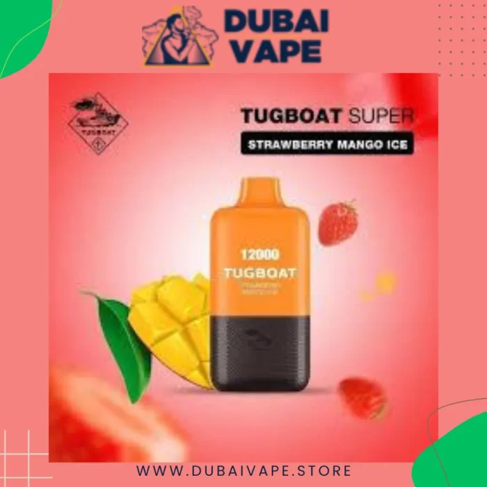 Tugboat-Super-12000-Puffs-Disposable-Vape-Strawberry-mango-ice