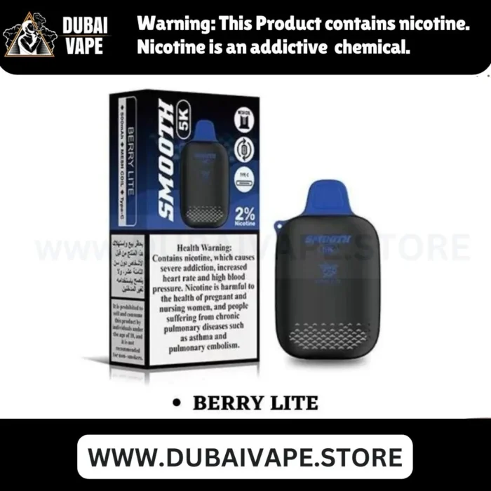 SMOOTH 5000 PUFFS BERRY LITE