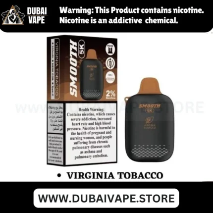 SMOOTH 5000 PUFFS VIRGINIA TOBACCO