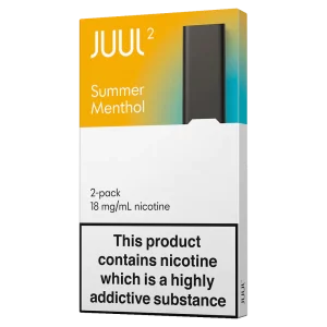 JUUL 2 SUMMER MENTHOL PODS – 18 Mg NICOTINE IN UAE