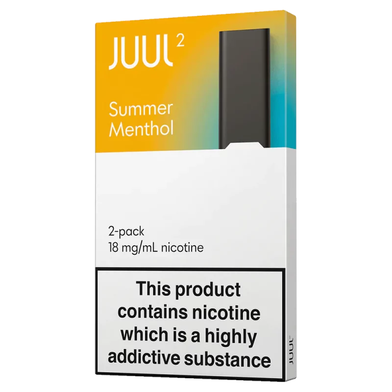 JUUL 2 SUMMER MENTHOL PODS – 18 Mg NICOTINE IN UAE