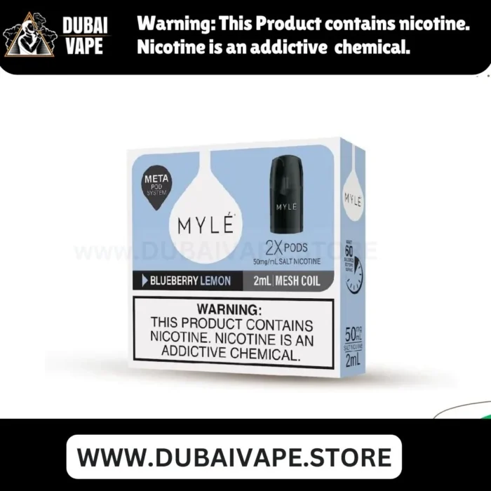 MYLE Meta Blueberry Lemon V5 Pod