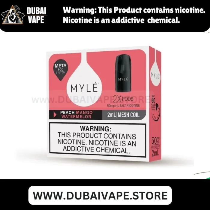 MYLE Meta Peach Mango Watermelon V5 Pod