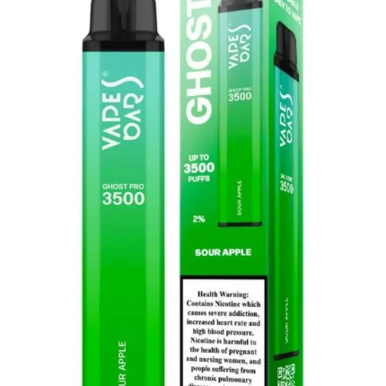 Vapes Bar Ghost Pro 3500 Puffs Sour-Apple-jpg