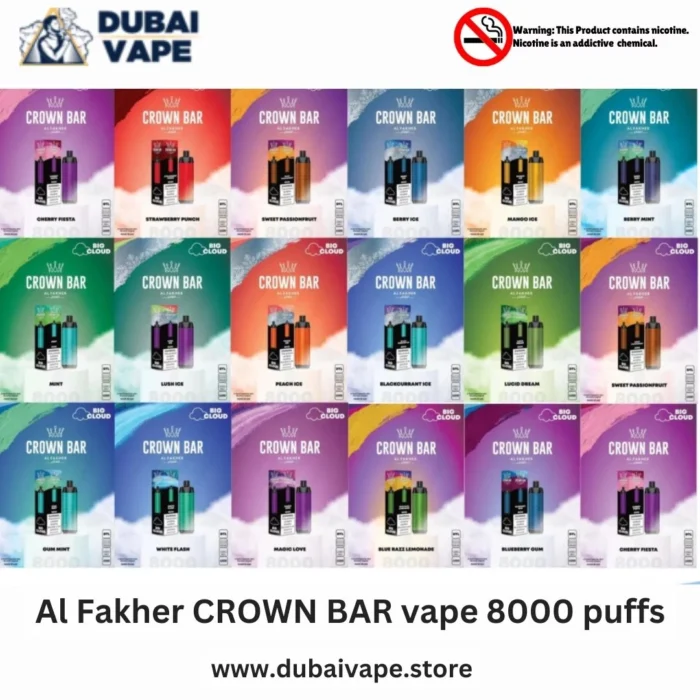 Al Fakher CROWN BAR vape 8000 puffs