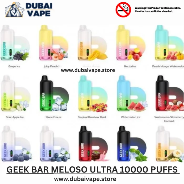 GEEK BAR MELOSO ULTRA 10000 PUFFS Disposable Vape Dubai