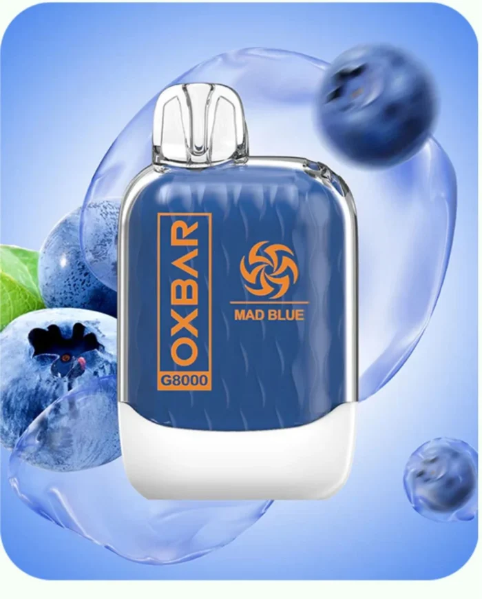 OXBAR G8000 Puffs Disposable Vape in Dubai MAD BLUE FLAVOUR