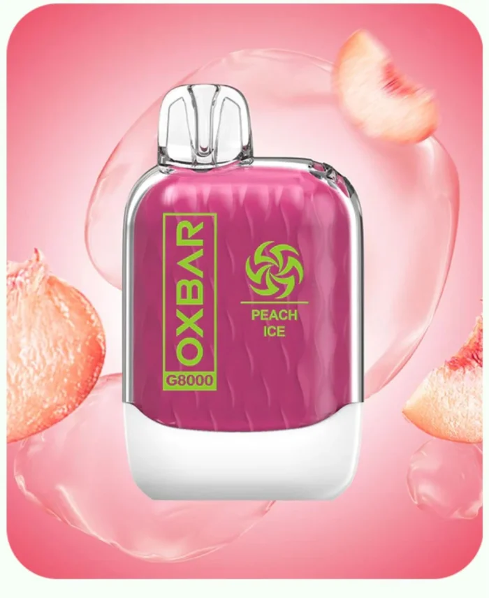 OXBAR G8000 Puffs Disposable Vape in Dubai PEACH ICE FLAVOUR