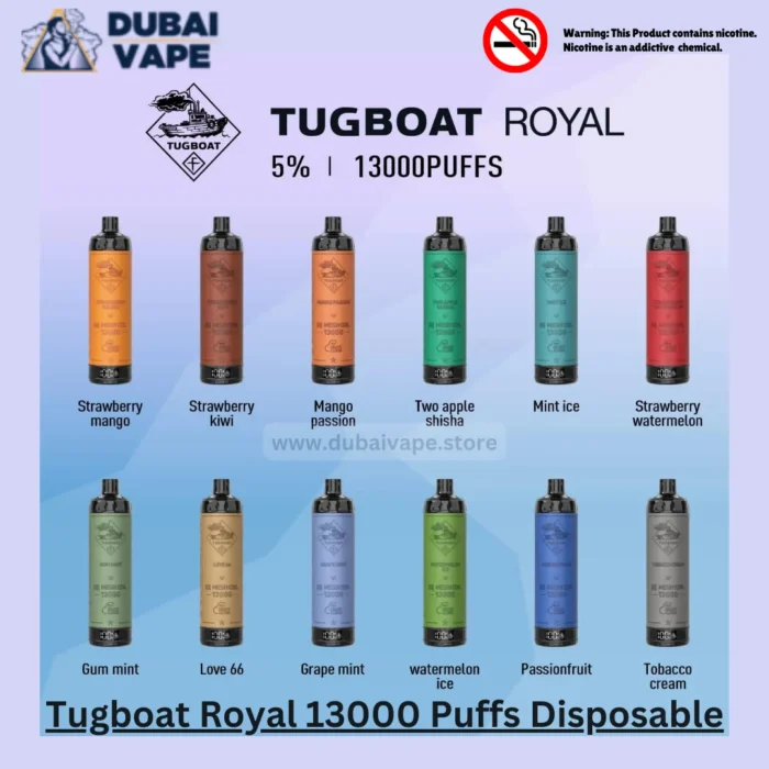 Tugboat Royal 13000 Puffs Disposable Vape - Dubai Vape