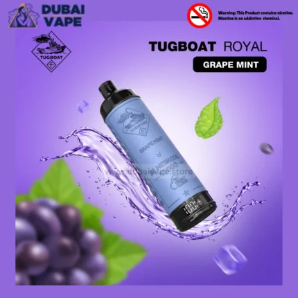 Tugboat Royal 13000 Puffs Disposable Vape Grape Mint - Dubai Vape