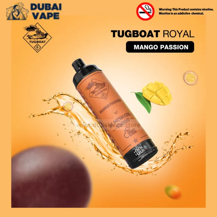 Tugboat Royal 13000 Puffs Disposable Vape Mango Passion - Dubai Vape