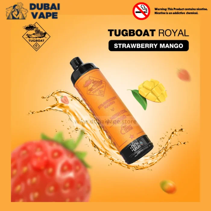 Tugboat Royal 13000 Puffs Disposable Vape Strawberry Mango - Dubai Vape
