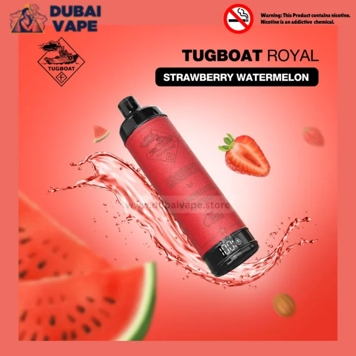 Tugboat Royal 13000 Puffs Disposable Vape Strawberry Watermelon - Dubai Vape