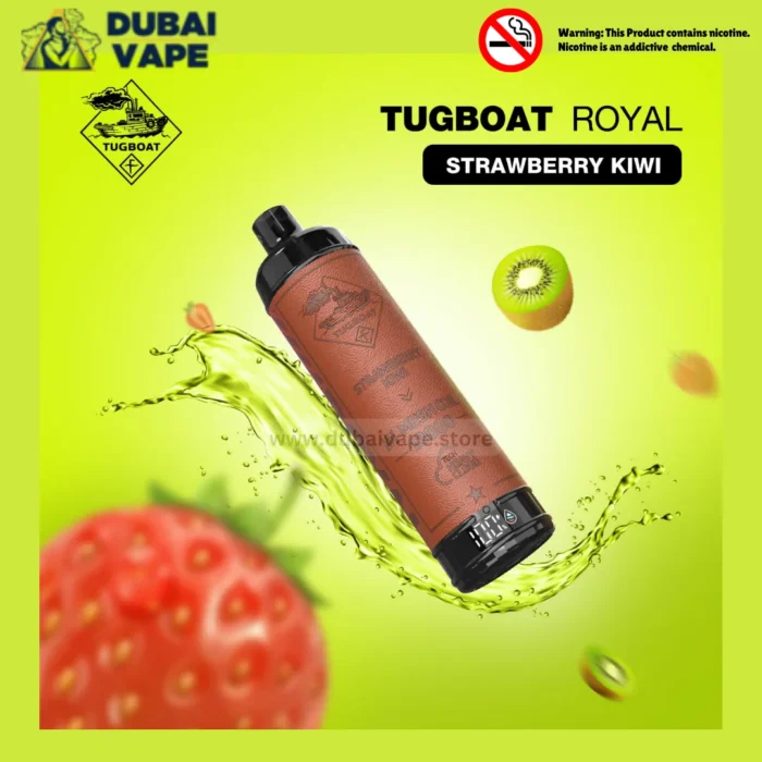 Tugboat Royal 13000 Puffs Disposable Vape Strawberry kiwi t - Dubai Vape