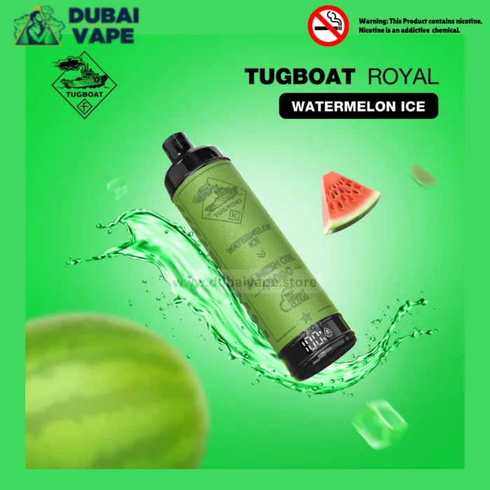Tugboat Royal 13000 Puffs Disposable Vape Watermelon Ice - Dubai Vape
