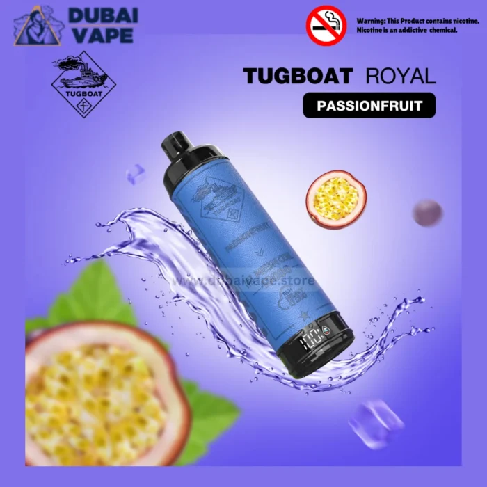 Tugboat Royal 13000 Puffs Disposable VapePassion fruit - Dubai Vape