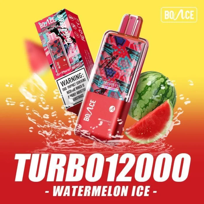 Turbo 12000 Puffs Watermelon Ice Disposable Vape in Dubai UAE