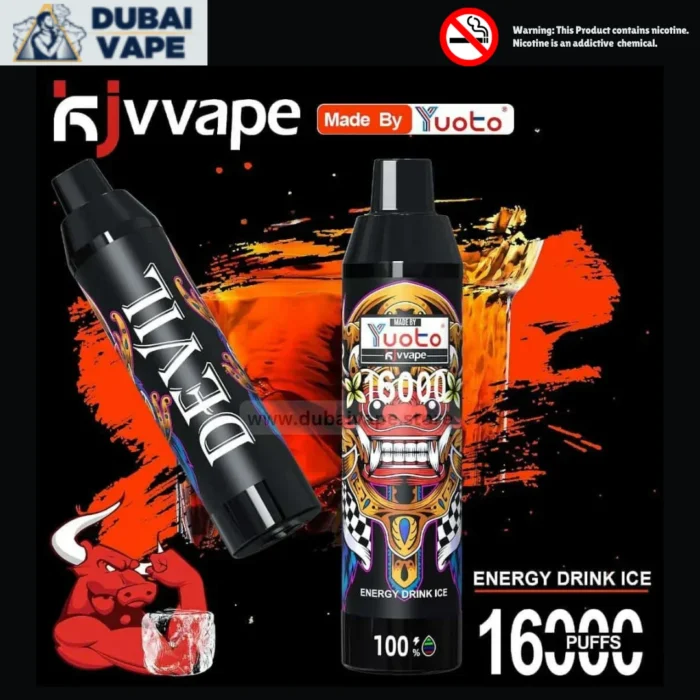 Yuoto KJV 12000 Puffs Disposable Vape Energy Drink Ice Dubai Vape