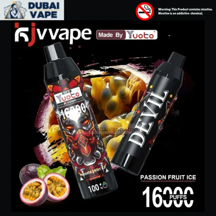 Yuoto KJV 12000 Puffs Disposable Vape Passion Fruit Ice Dubai Vape