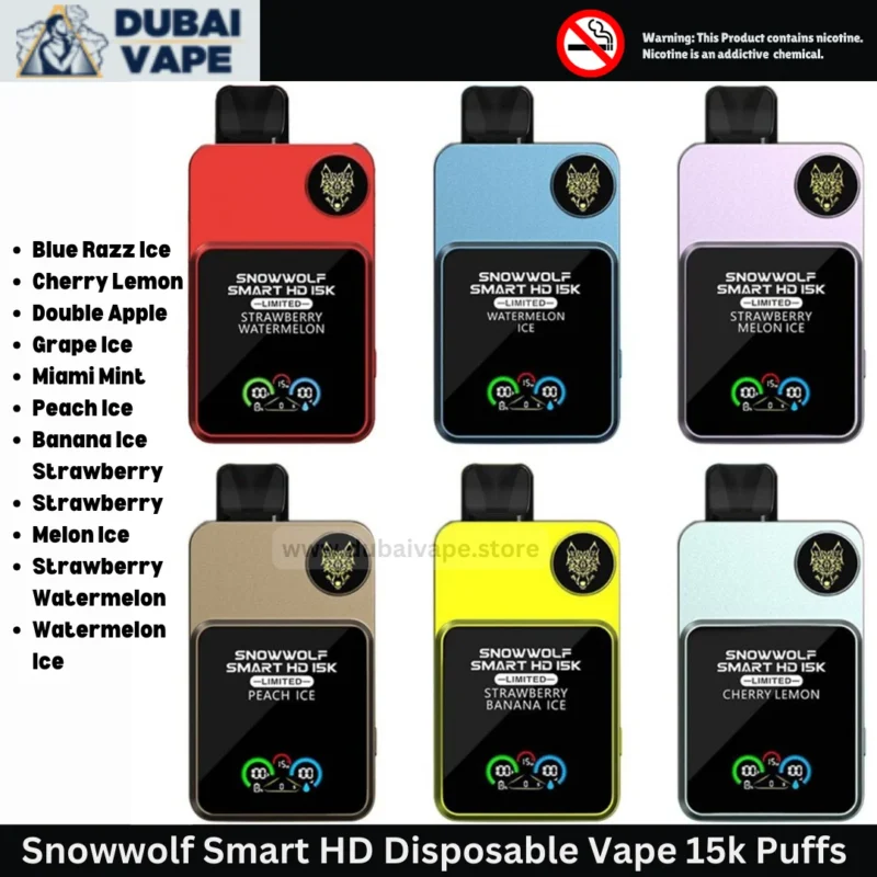 Snowwolf Smart HD Disposable Vape 15k Puffs Limited Edition