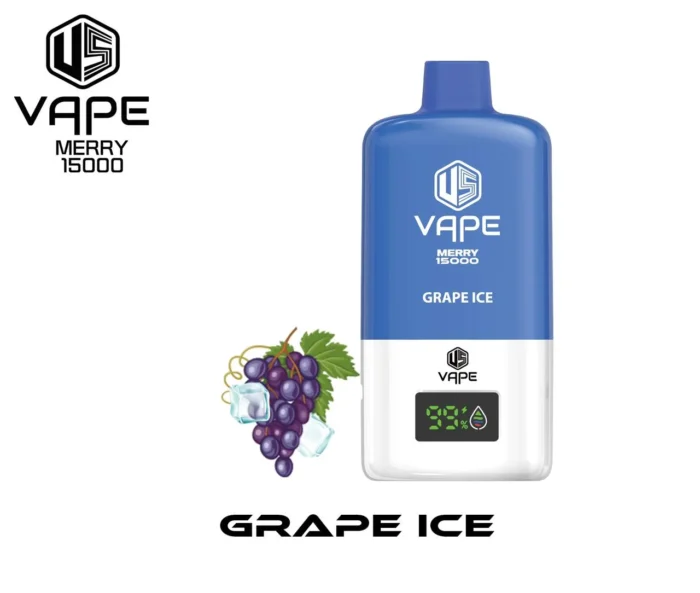 merry vape 15000 disposable Grape Ice (2)
