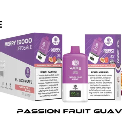 merry vape 15000 disposable Passion Fruit Guava