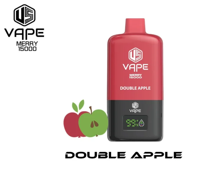 merry vape 15000 disposable double apple (2)