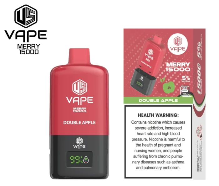 merry vape 15000 disposable double apple (3)