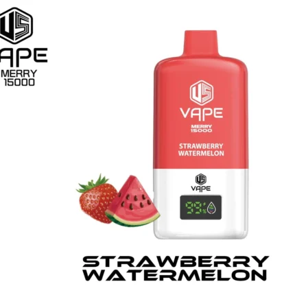 merry vape 15000 disposable strawberry watermelon
