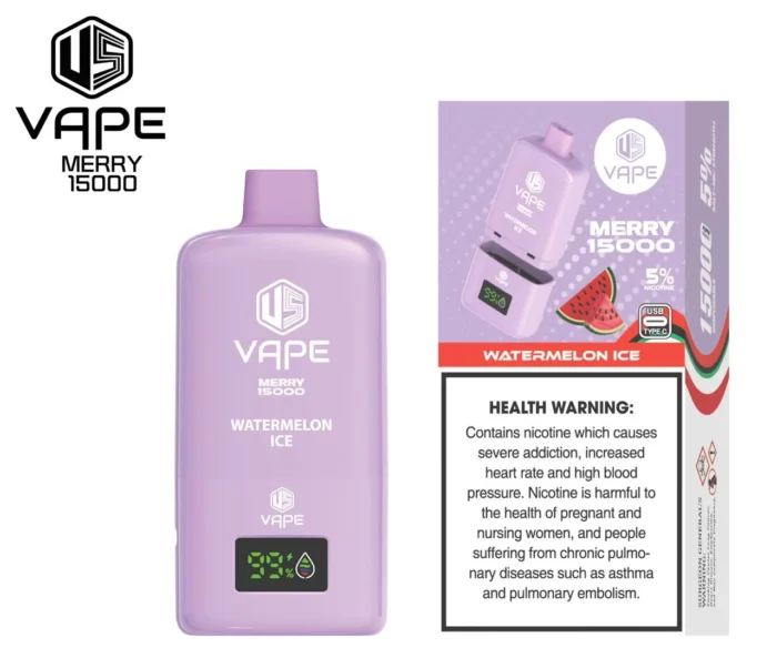 merry vape 15000 disposable watermelon ice (3)