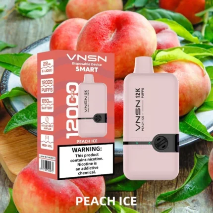 vnsn disposable device 12000 puffs Peach ICE Flavour