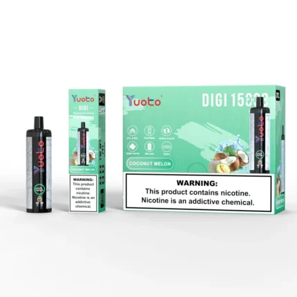 Yuoto Digi 15,000 Puffs Disposable Vape Coconut Melon Flavour