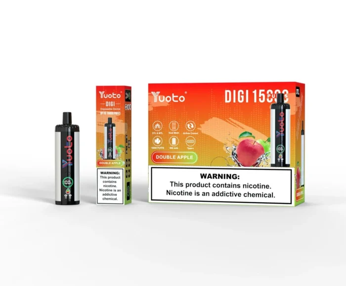 Yuoto Digi 15,000 Puffs Disposable Vape Double apple Yuoto Digi 15,000 Puffs Disposable Vape Double apple