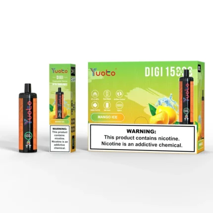 Yuoto Digi 15,000 Puffs Disposable Vape Mango ICE