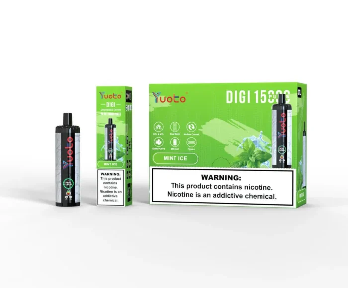 Yuoto Digi 15,000 Puffs Disposable Vape Mint ICE Flavous Yuoto Digi 15,000 Puffs Disposable Vape Mint ICE Flavous