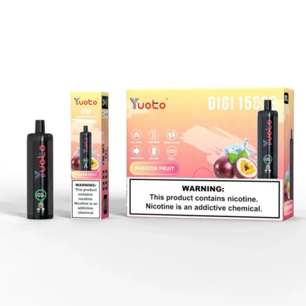 Yuoto Digi 15,000 Puffs Disposable Vape Passion Fruit Flavour