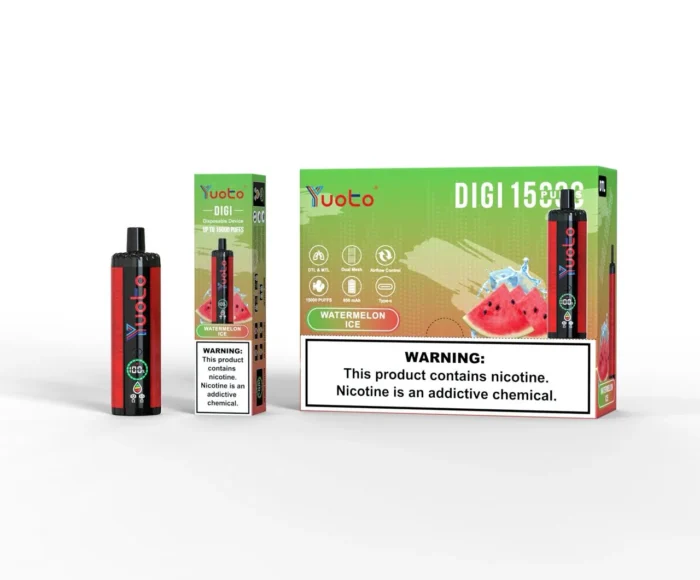 Yuoto Digi 15,000 Puffs Disposable Vape Watarmelon ICE Yuoto Digi 15,000 Puffs Disposable Vape Watarmelon ICE