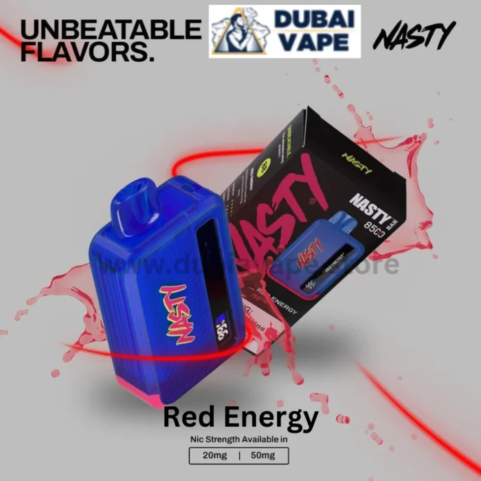 Nasty Bar 8500 Puffs Disposable Vape RED ENERGY - Dubai Vape Store