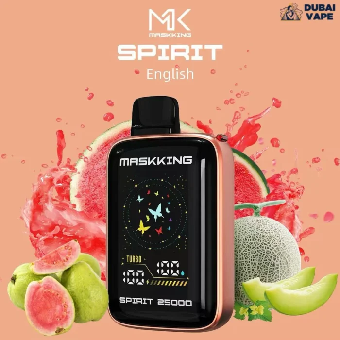 MASKKING Spirit 25000 Puffs 50MG Disposable Vape in Dubai English MASKKING Spirit 25000 Puffs 50MG Disposable Vape in Dubai English