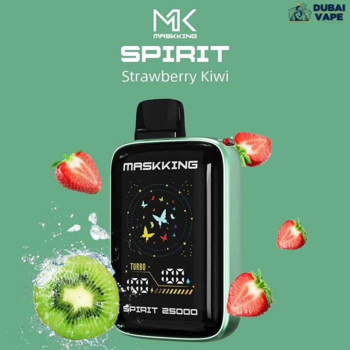 MASKKING Spirit 25000 Puffs 50MG Disposable Vape in Dubai Strawberry kiwi MASKKING Spirit 25000 Puffs 50MG Disposable Vape in Dubai Strawberry kiwi