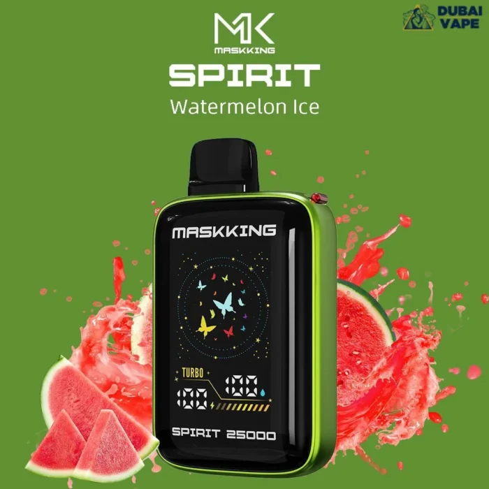 MASKKING Spirit 25000 Puffs 50MG Disposable Vape in Dubai Watermelon Ice MASKKING Spirit 25000 Puffs 50MG Disposable Vape in Dubai Watermelon Ice