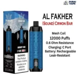 The New Al Fakher 12000 Puffs Shisha Hookah Vape - Al Fakher 12k Puffs Berry ice