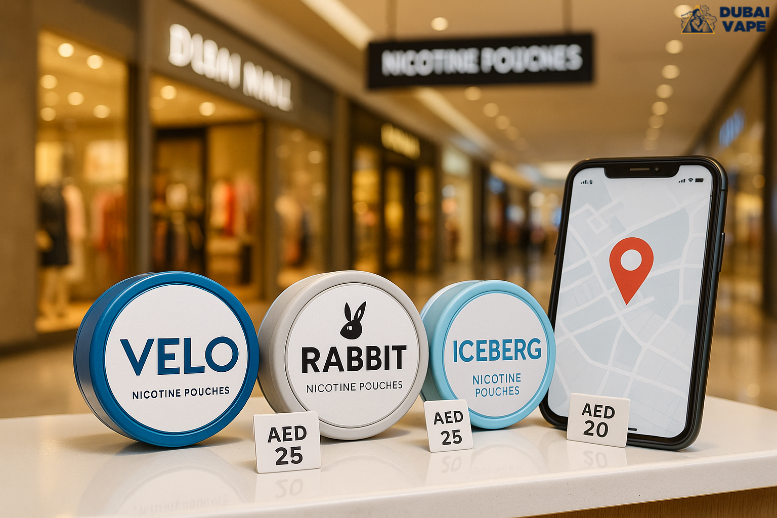 Nicotine Pouches in Dubai Mall