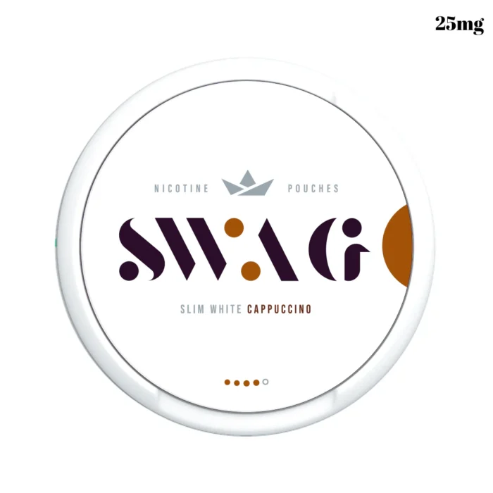 SWAG CAPPUCCINO - STRONG Strength Nicotine Pouches - Image 1
