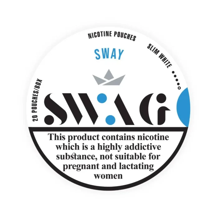 swag-slim-sway-20-x-12mg-pouch SWAG SWAY - STRONG Strength Nicotine Pouches - Image 1